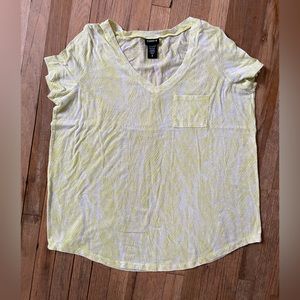 Torrid sheer short sleeve pocket tee shirt
